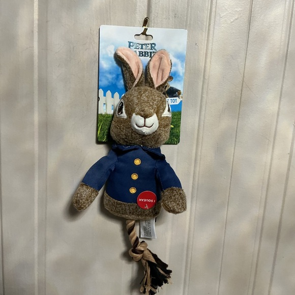 Brand New Interactive Rope Dan Dee Peter Rabbit Spring-Style Legs Plush Toy 13” - Picture 5 of 7